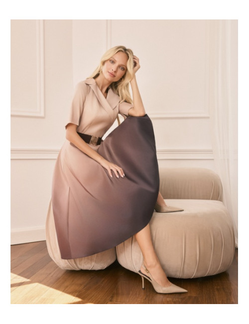 CHARLOTTE BEŻ SUKIENKA...