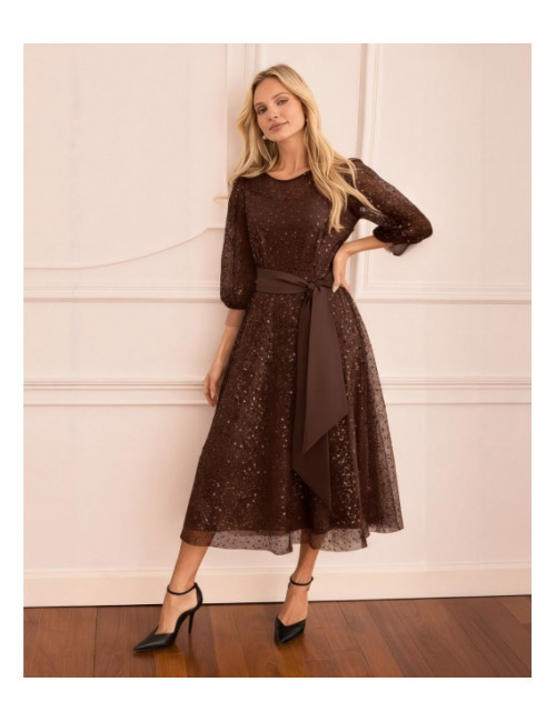 TIANA BRĄZ SUKIENKA DAMSKA...